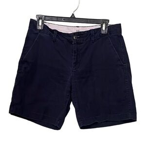 GAP Girlfriend Chino Shorts Navy Blue, womens size 2